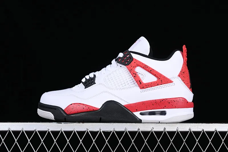 All categories Air Jordan Jordan series basketball shoes Air Jordan 4 LW version Air Jordan 4 Red "Cement" AJ4 Joe 4 red cement reverse flame red DH6927-161